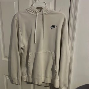 white nike hoodie